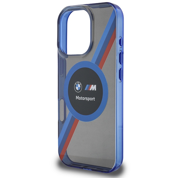 BMW Motosport IML Circle MagSafe Case Apple iPhone 16 Pro Max - dėklas telefonui juodos spalvos