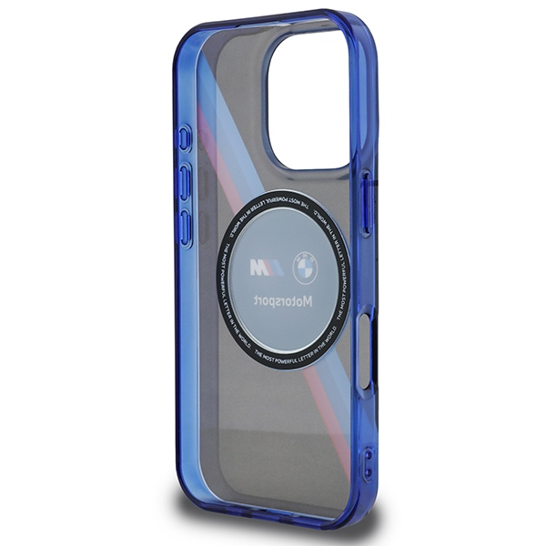 BMW Motosport IML Circle MagSafe Case Apple iPhone 16 Pro Max - dėklas telefonui juodos spalvos