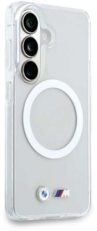 BMW M IML metalinis logotipo telefono dėklas, skirtas „Samsung Galaxy S26“ (S942) ir skaidrus