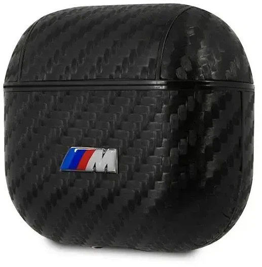 BMW BMA3WMPUCA AirPods 3 dėklas, juodos spalvos, PU Carbon M Collection