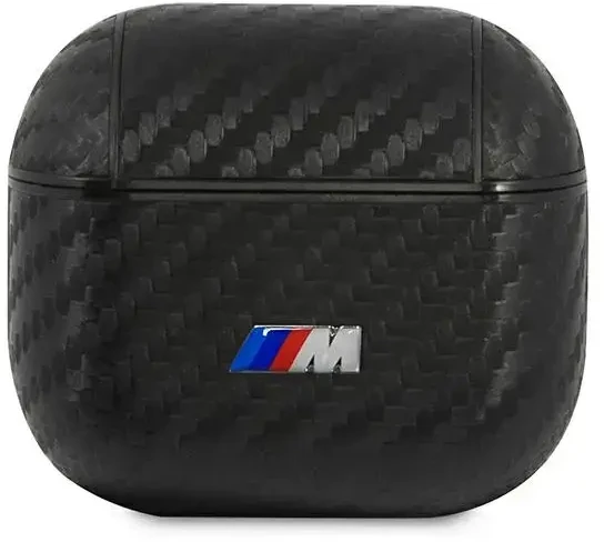 BMW BMA3WMPUCA AirPods 3 dėklas, juodos spalvos, PU Carbon M Collection