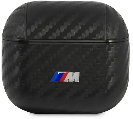 BMW BMA3WMPUCA AirPods 3 dėklas, juodos spalvos, PU Carbon M Collection