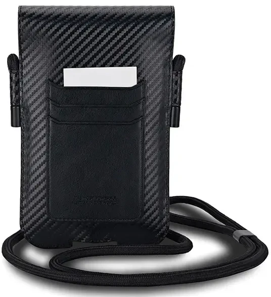 Bag BMW BMPSP15XMSCAKR Wallet Bag juodos spalvos Carbon Raudona Stripes