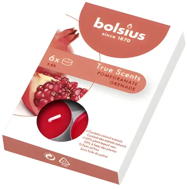 Bolsius BOLSIUS True Scents 4H kvapiosios žvakutės 60 vnt. GARANE