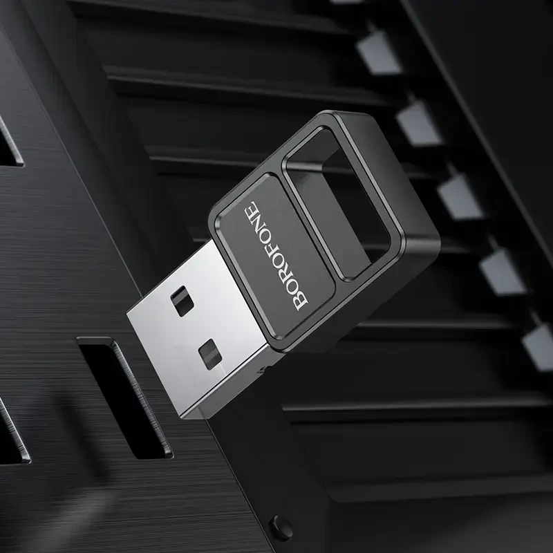 Bluetooth adapteris Borofone DH8 Bluetooth 5.1 juodas