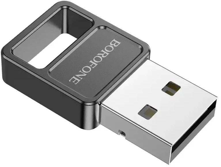 Bluetooth adapteris Borofone DH8 Bluetooth 5.1 juodas