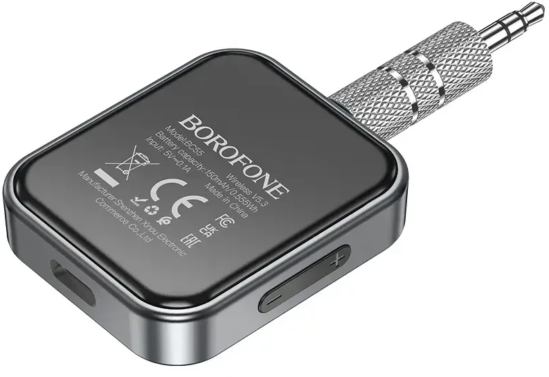 Borofone Audio Bluetooth Receiver AUX BC555 Suave juodos spalvos