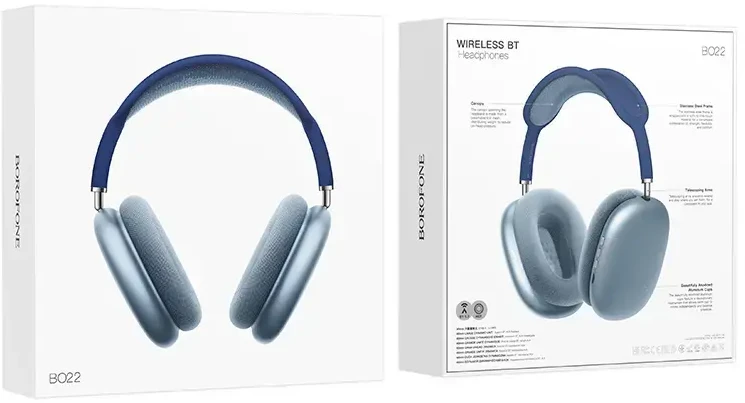 Borofone Ausinės BO22 Elegant bluetooth mėlynos