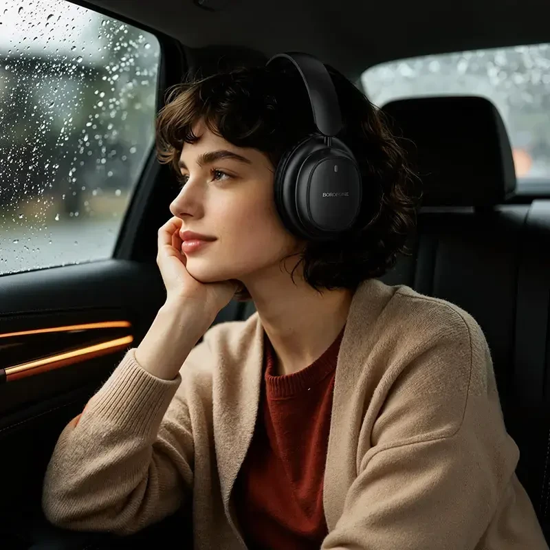 Borofone Ausinės BO39 Melotide bluetooth juodos