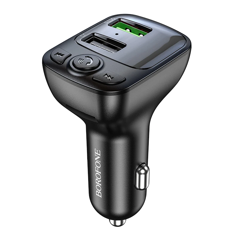Oem Borofone BC41 Bluetooth MP3 grotuvas/FM bangų moduliatorius (laisvų rankų įranga, Micro SD, QC3.0 USB-A, USB-A 5V/1A)