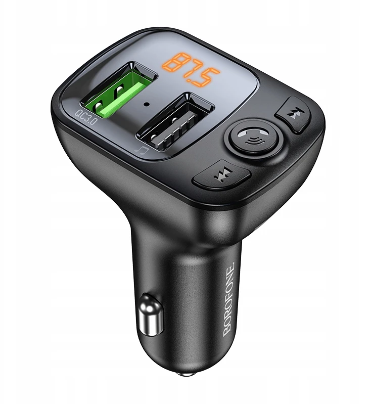 Borofone BC41 FM moduliatorius su QC3.0 jungtimi