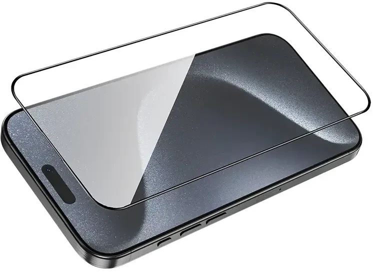 „Borofone“ apsauginis stiklas BF8 Diamond Armor viso ekrano 5D didelio arkos dėklas Apple iPhone 17 Air (10 vnt.)