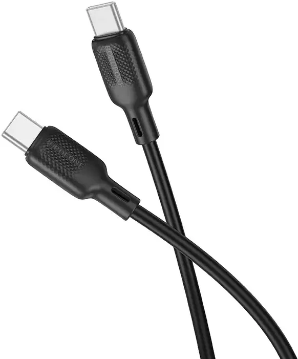 USB kabelis Borofone BX113 60W USB-C to USB-C 2.0m juodas