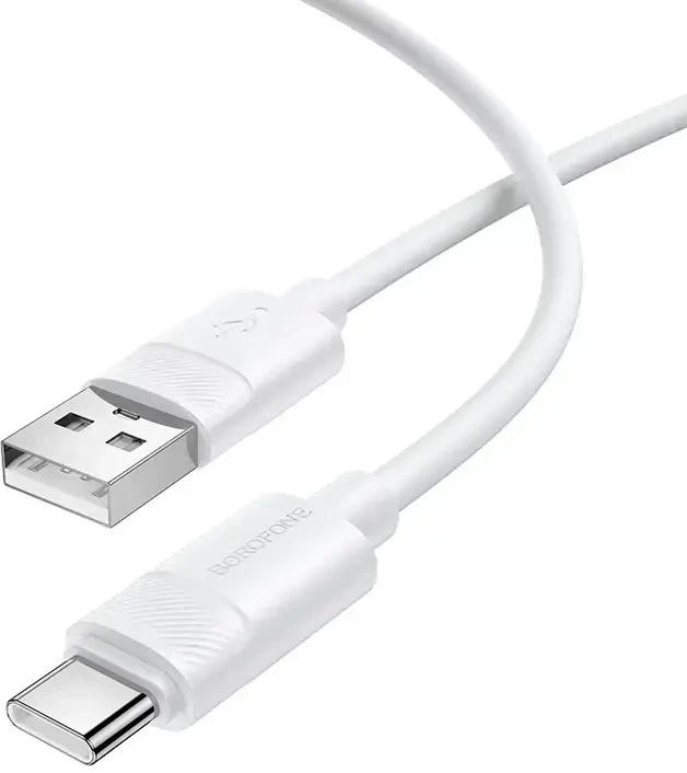 Borofone kabelis BX123 Leya – USB į Type-C – 36W 3A 1 m baltas