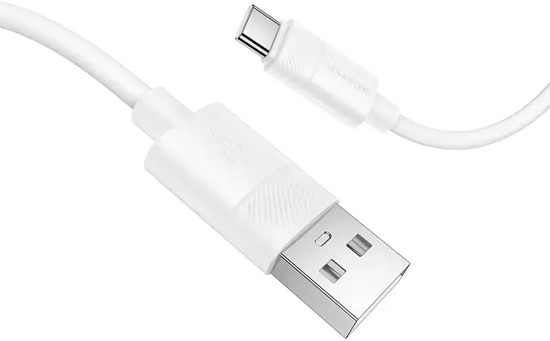 Borofone kabelis BX123 Leya – USB į Type-C – 36W 3A 1 m baltas