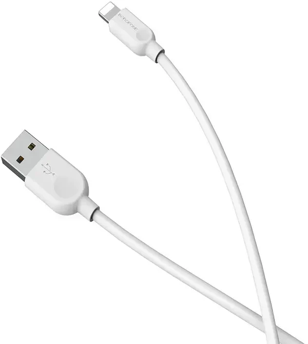 Oem Borofone kabelis BX14 LinkJet – USB į Lightning – 2,4A 3 metrai baltos spalvos