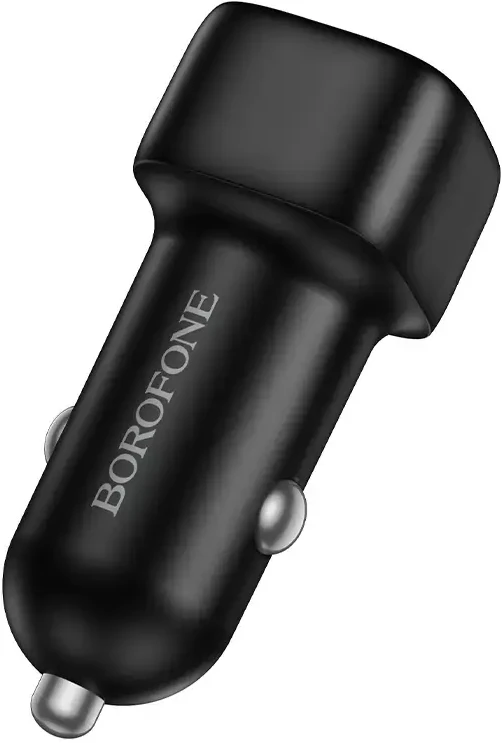 Borofone automobilinis įkroviklis BZ34 Cloud - USB - QC 3.0 18W juodos spalvos