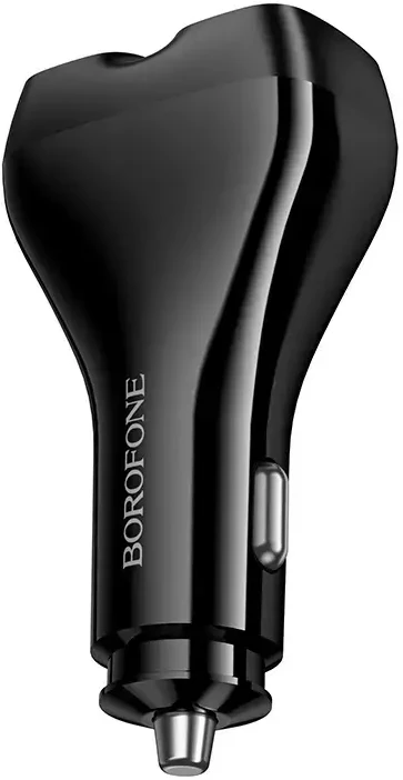 Borofone automobilinis įkroviklis BZ35 Leader – 2 x Typ C + 2 x USB – PD 30W juodos spalvos