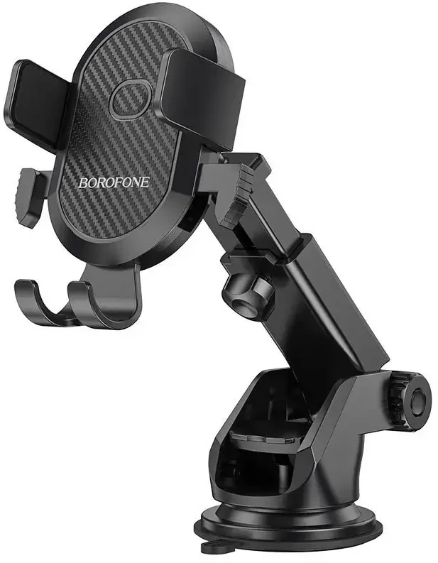 Borofone automobilinis laikiklis BH39 Amazing Bay with suction cup juodos spalvos