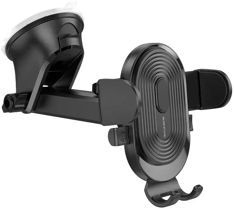 Borofone automobilinis laikiklis BH85 Experience with suction cup juodos spalvos