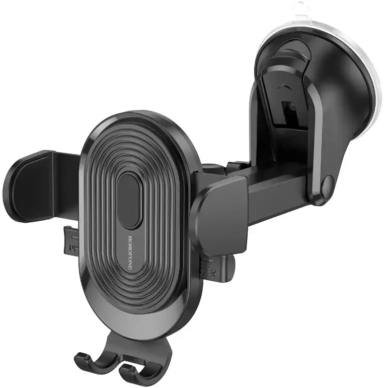 Borofone automobilinis laikiklis BH85 Experience with suction cup juodos spalvos