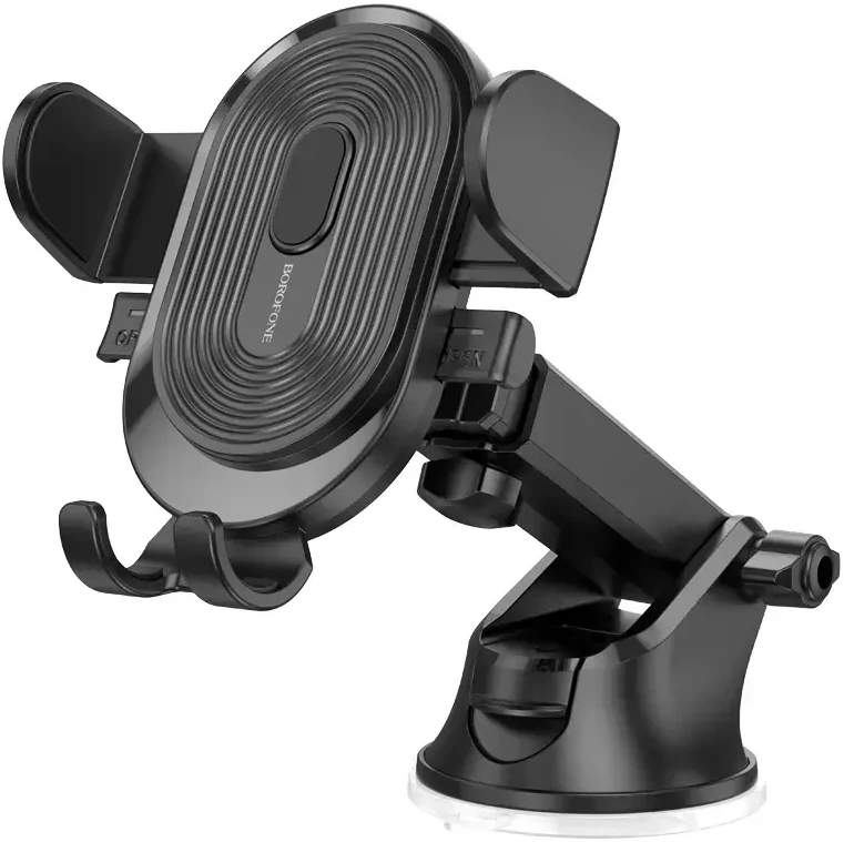 Borofone automobilinis laikiklis BH85 Experience with suction cup juodos spalvos