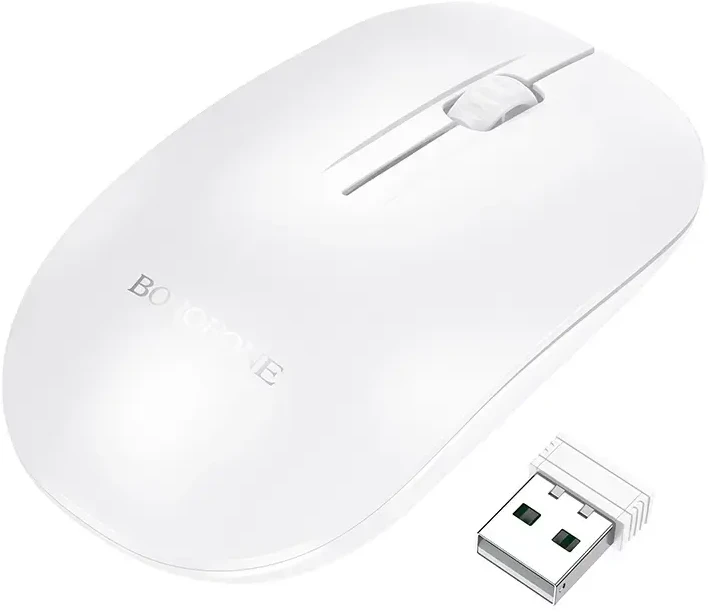 Belaidė pelė Borofone BG14 balta
