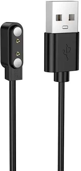 Borofone Magnetic cable skirtas BD15 smartwatch juodos spalvos