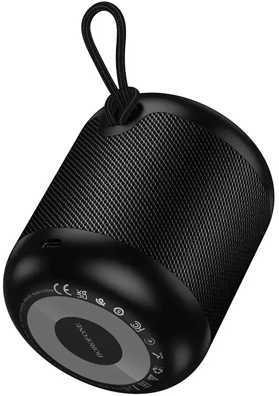 Borofone nešiojama Bluetooth kolonėlė BR102 Gratificado, juodos spalvos