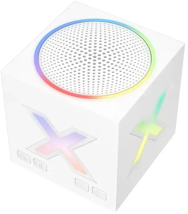 Borofone nešiojama Bluetooth kolonėlė BR101 Rubik baltos spalvos