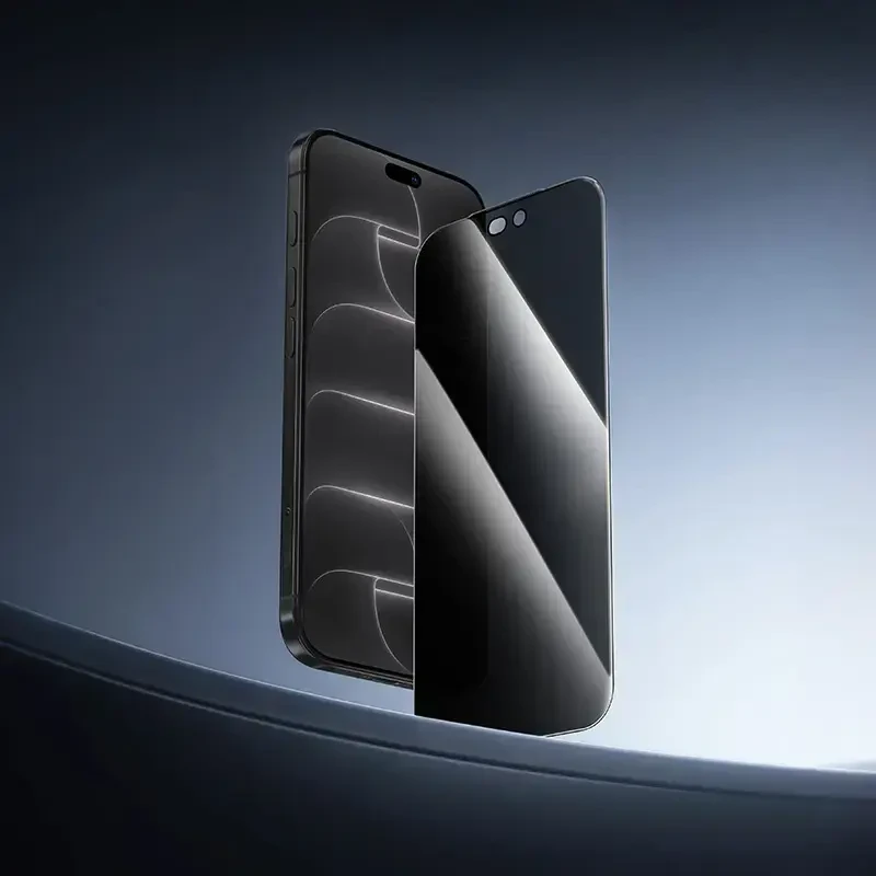 Borofone Grūdintas stiklas BF10 Armor viso ekrano nuo šnipinėjimo skirtas iPhone 16 Pro/17 – 10 vnt.