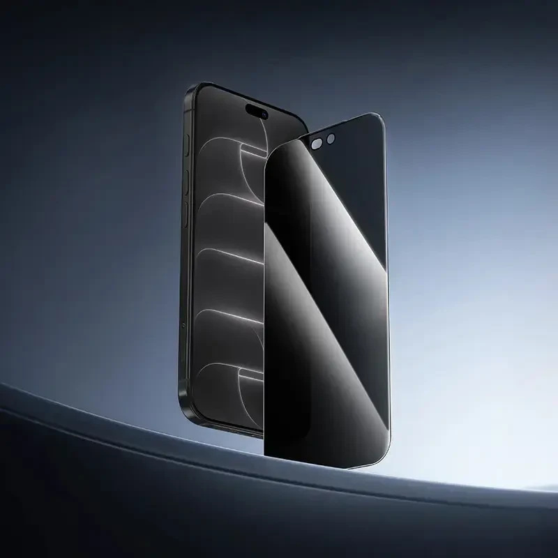 Borofone Grūdintas stiklas BF10 Armor visas ekranas nuo šnipinėjimo skirtas iPhone 17e/16e/14/13/13 Pro – 10 vienetų