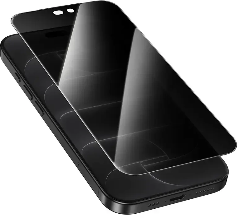 Borofone Grūdintas stiklas BF10 Armor visas ekranas nuo šnipinėjimo skirtas iPhone 17e/16e/14/13/13 Pro – 10 vienetų