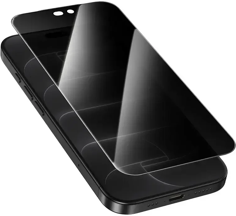 Borofone Grūdintas stiklas BF12 Armor Shield visas ekranas nuo šnipinėjimo skirtas Iphone 17e/16e/14/13/13 Pro