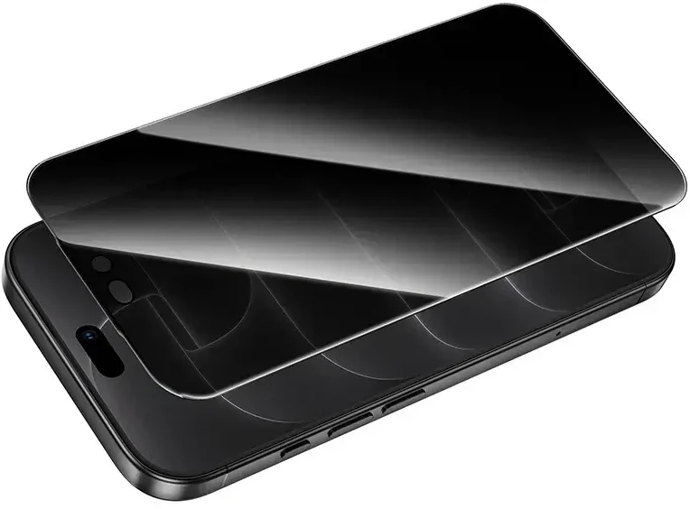 Borofone Grūdinto stiklo BF12 Armor Shield viso ekrano apsauga nuo šnipinėjimo, skirta iPhone 15 Plus/16 Plus