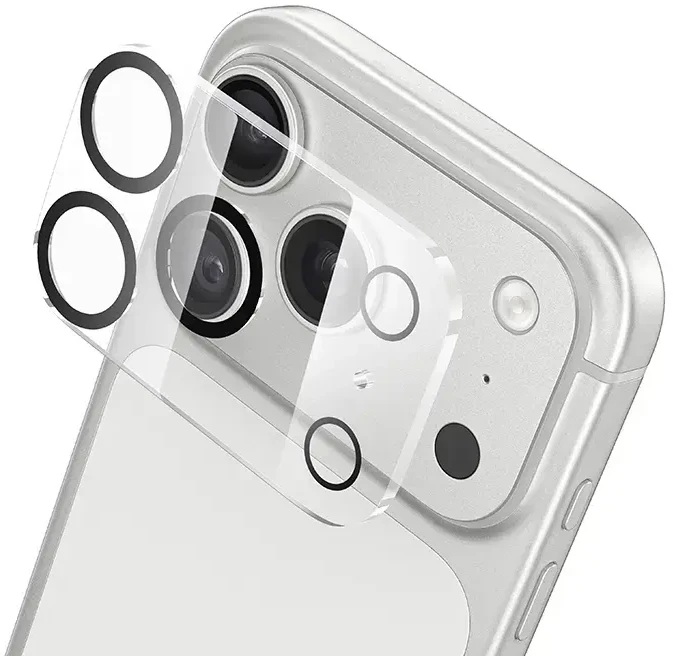 Borofone Grūdintas stiklas BF13 3D viskas-viename fotoaparato objektyvui skirtas iPhone 18 Pro Max – 10 vnt.