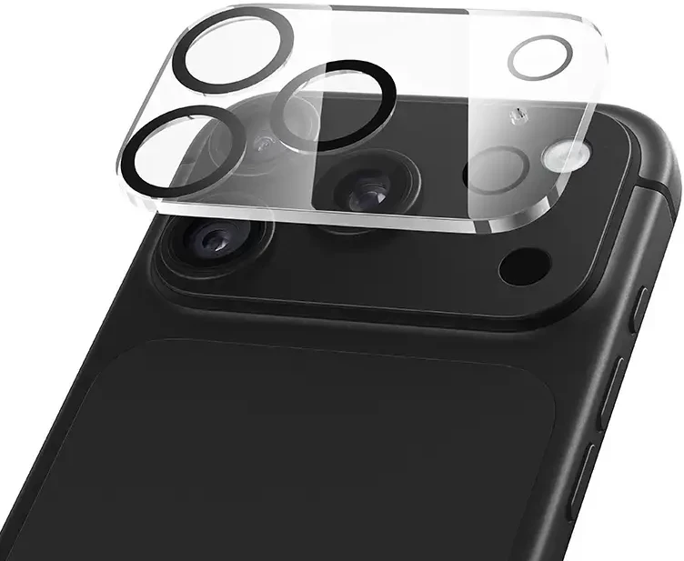 Borofone Grūdintas stiklas BF13 3D viskas-viename fotoaparato objektyvui skirtas iPhone 18 Pro Max – 10 vnt.