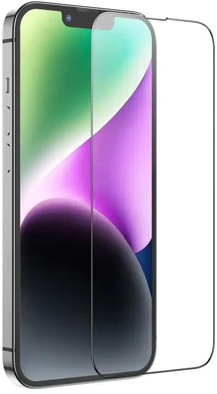 Borofone Apsauginis stiklas BF6 Diamond Armor Full Screen HD skirtas iPhone 14/13/13 Pro – 10 vnt