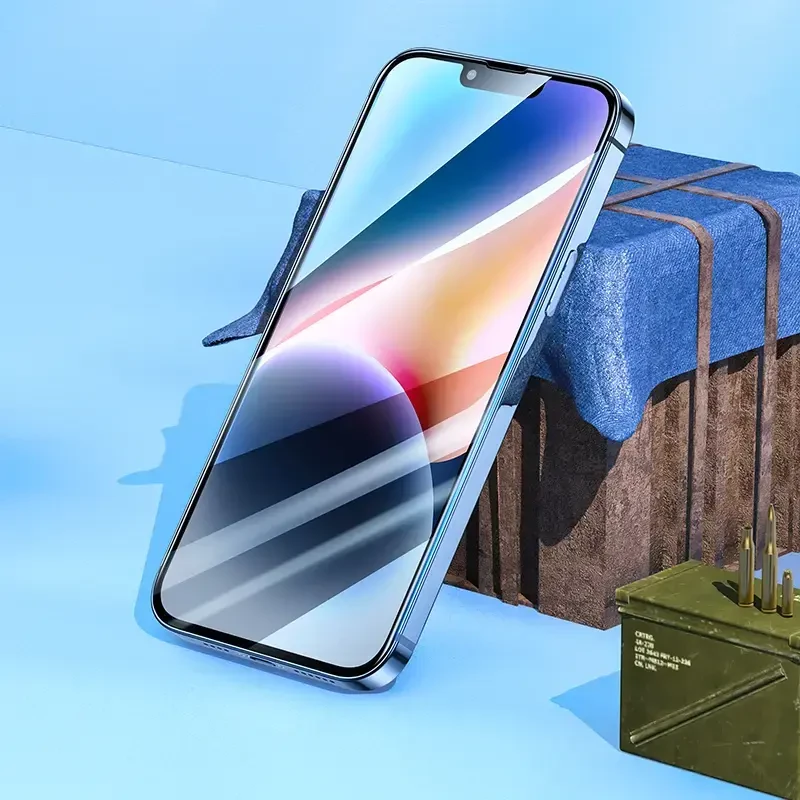 Borofone Apsauginis stiklas BF6 Diamond Armor Full Screen HD skirtas iPhone 14/13/13 Pro – 10 vnt