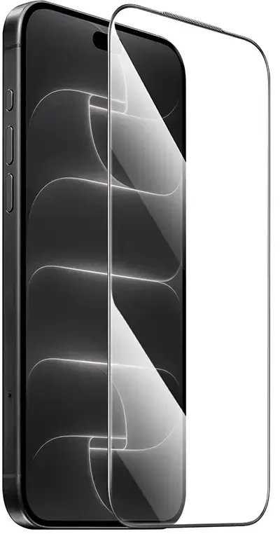 Borofone Grūdintas stiklas BF9 Armor Full Screen HD, skirtas iPhone 17e/16e/14/13/13 Pro – 10 vnt.
