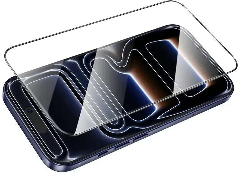 Borofone Grūdintas stiklas BF9 Armor Full Screen HD skirtas Iphone 15 Plus/16 Plus – 10 vienetų