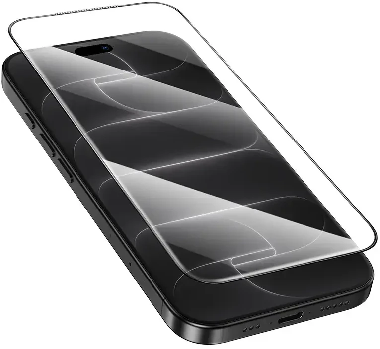 Borofone Grūdintas stiklas BF9 Armor Full Screen HD, skirtas Iphone 17 Pro Max/18 Pro Max – 10 vnt.