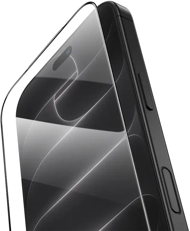Borofone Grūdintas stiklas BF9 Armor Full Screen HD, skirtas iPhone 17e/16e/14/13/13 Pro – 10 vnt.