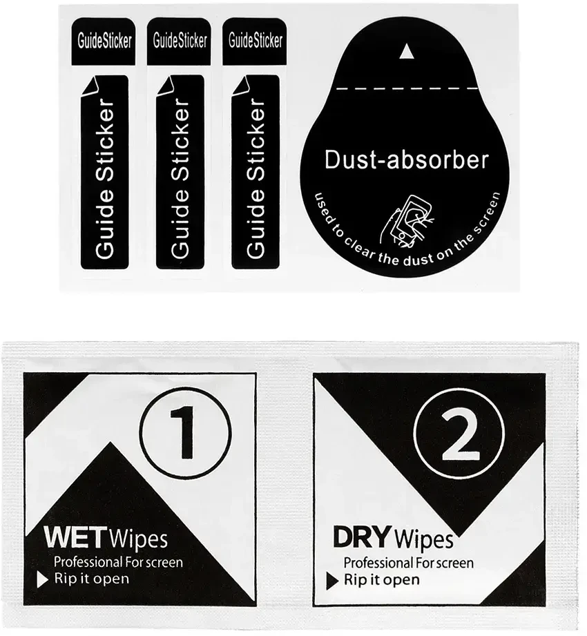 Borofone Apsauginis stiklas installation kit