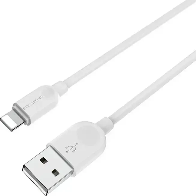 Borofone Kabelis BX14 LinkJet - USB į Lightning - 2,4A 2 m baltos spalvos