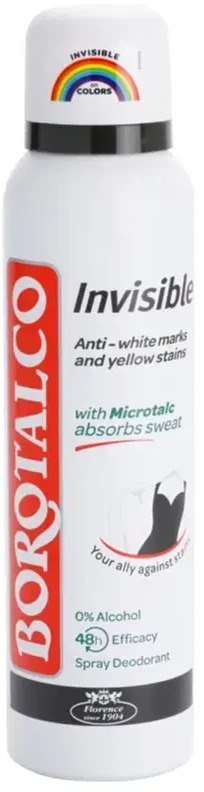 Borotalco Dezodorantas spray Invisible (Deo Purškiklis), 150 ml