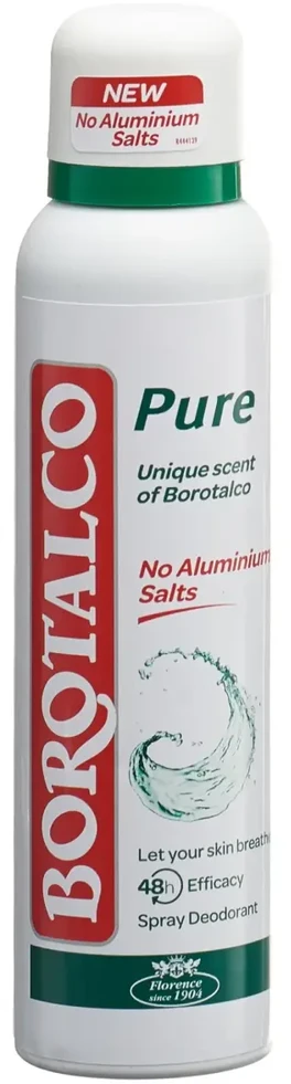 Borotalco Pure Original Dezodorantas Purškiklis (Deo Purškiklis), 150 ml