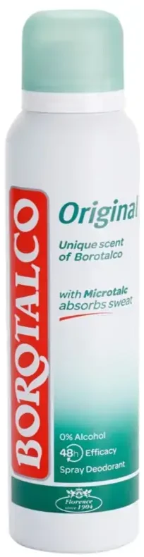 Borotalco Dezodorantas spray Original (Deo Purškiklis), 150 ml
