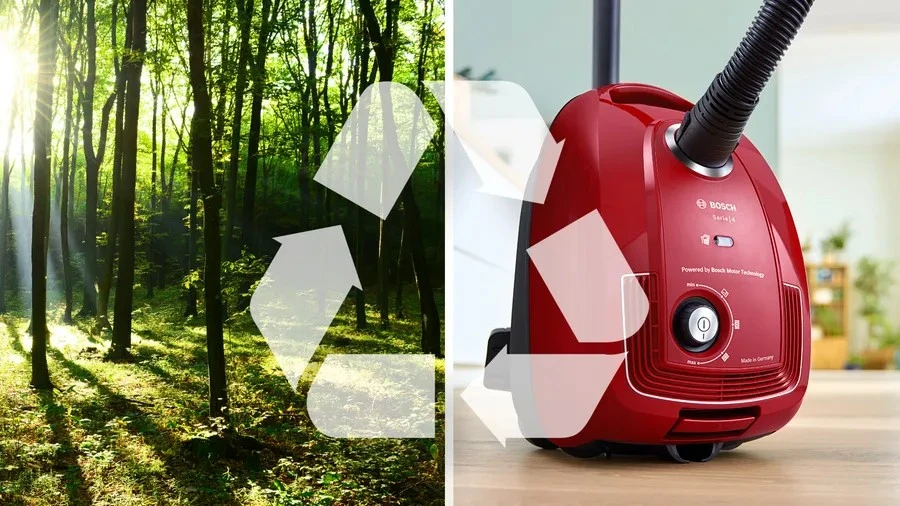 Dulkių Siurblys - Bosch Serie 4 BGB38RD2, Cilindrinis, 600 W, Su Dulkių Maišu