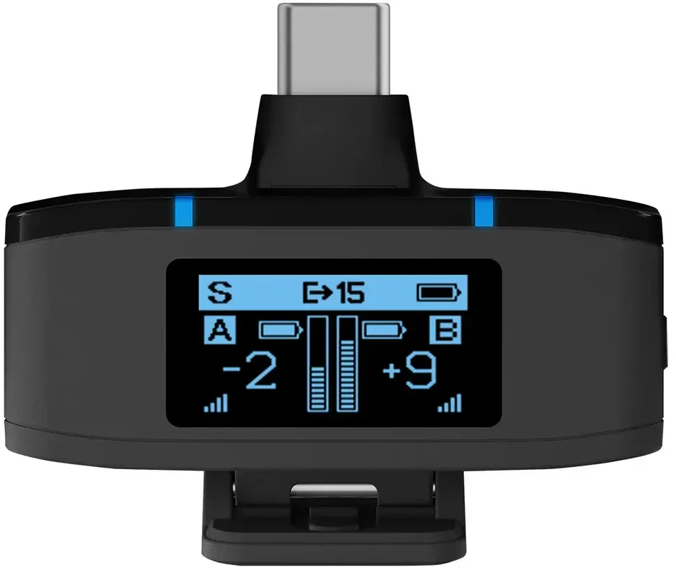 BOYA BOYAMIC 2-02 belaidžiai prisegami mikrofonai 2,4 GHz - juodi